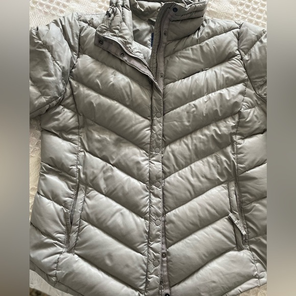 COPY-GAP Women’s Puffer Down Quilted Jacket Grey Sz L - Picture 9 of 12